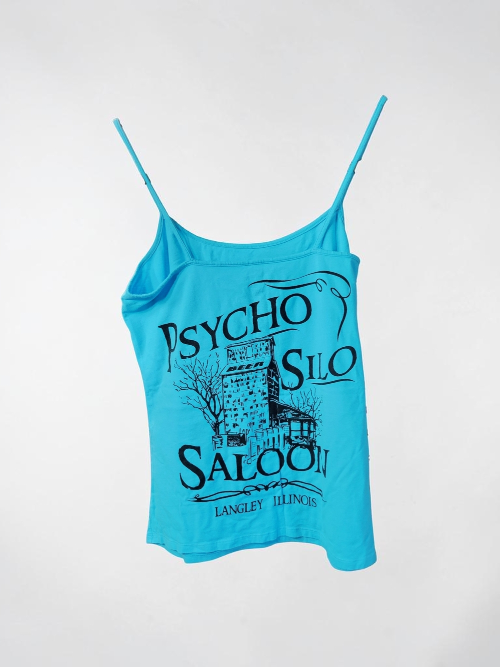 No Boundaries Turquoise Graphic Cami Tank Top